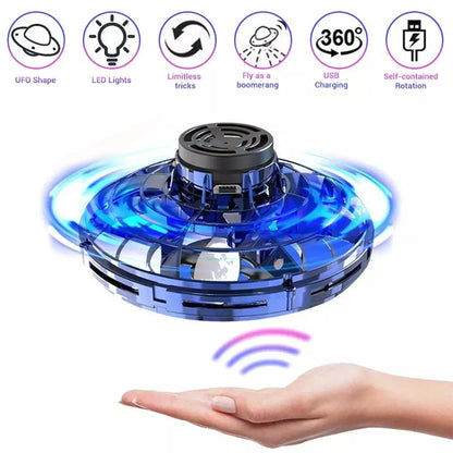 Magic UFO Flying Spinner Drone – Indoor Stunt Toy