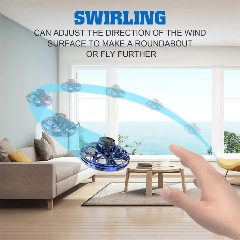 Magic UFO Flying Spinner Drone – Indoor Stunt Toy